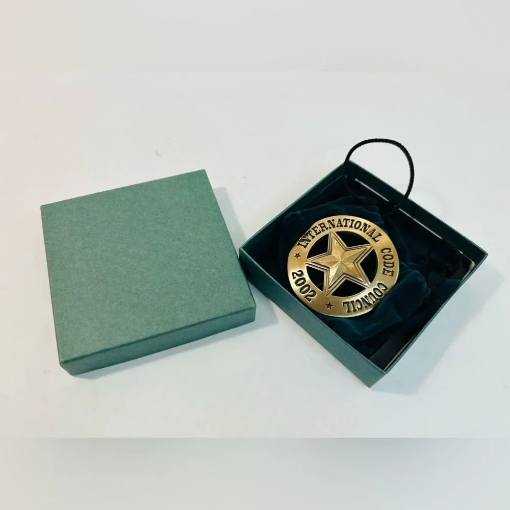 Limited Edition 2002 International Code Council Belt Buckle for State of Texas